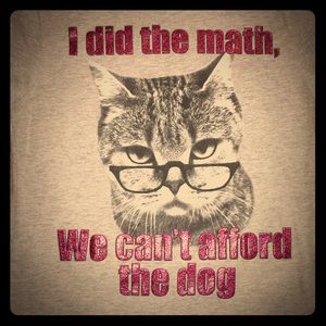 ❤️I did the math, we can’t afford the Dog Cat